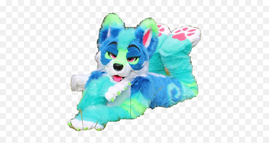 Furry Fursuit Furrytrash Sticker - Furries Png Emoji,Why Do Furries Use Lipstick Emoji