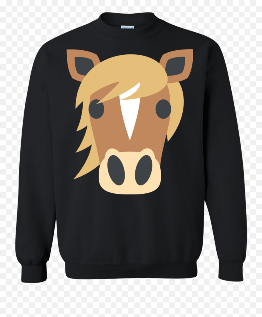 Horse Face Emoji Sweatshirt - Darth Vader Christmas Sweater,Emoji Crewneck Sweater