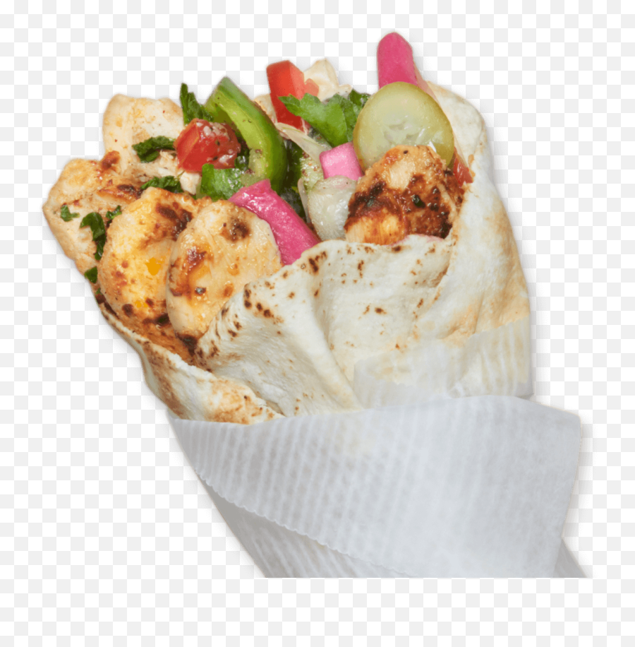 Sandwich Clipart Salad Roll Sandwich - Chicken Shawarma Roll Png Emoji,Pita Emoji