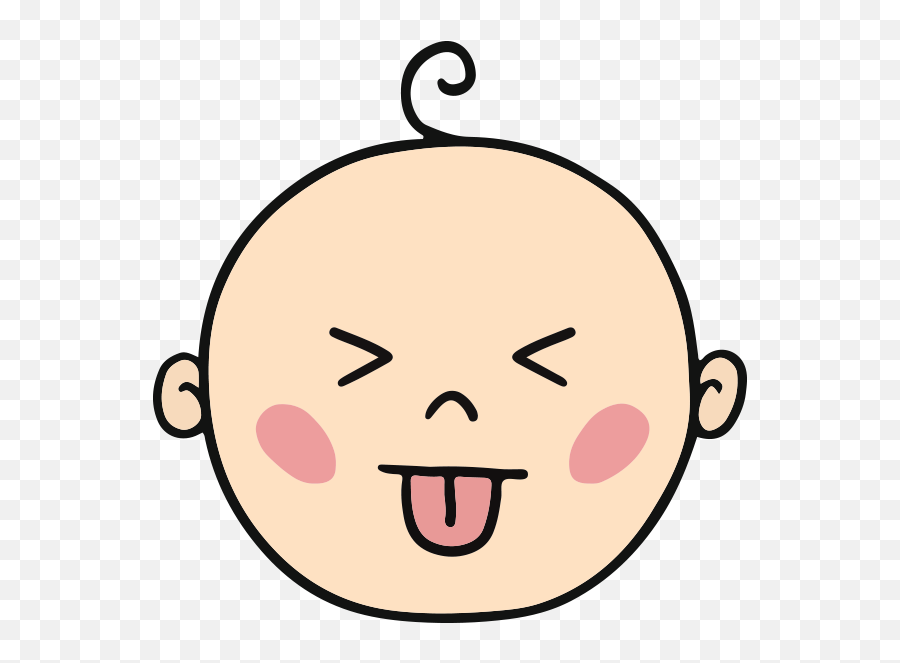 Nose Emoji Png - Sticker App For Moms U0026 Infants Messages Baby Cartoon Head Png,Nose Emoji