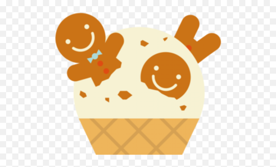 Ice Cream Clipart Bread - Png Download Full Size Clipart Gingerbread Ice Cream Clip Art Emoji,Ice Cream Sun Emoji