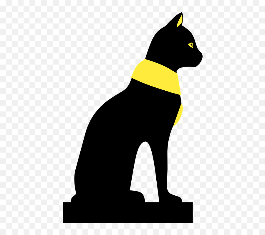 Free Photo Antique Cat Animal - Black Cat Emoji,Cat Tail Emotions