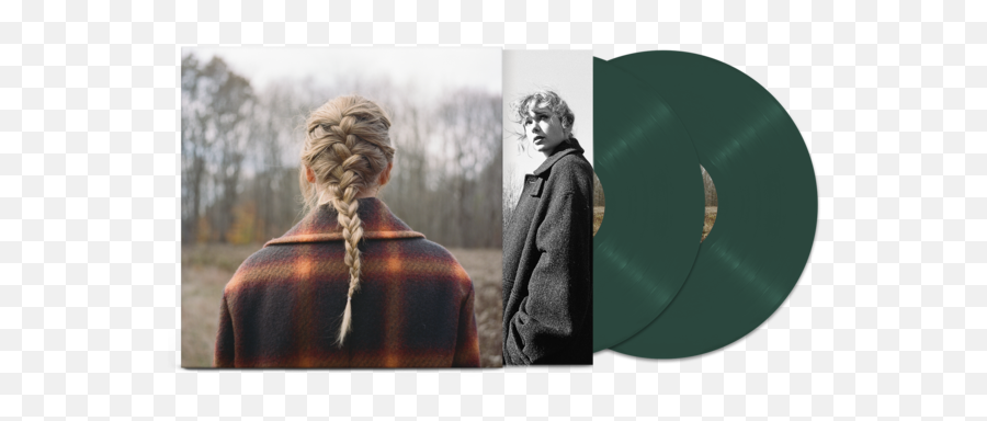 Evermore Album Deluxe Edition Vinyl In - Taylor Swift Evermore Green Vinyl Emoji,Taylor Swift Emotion Album