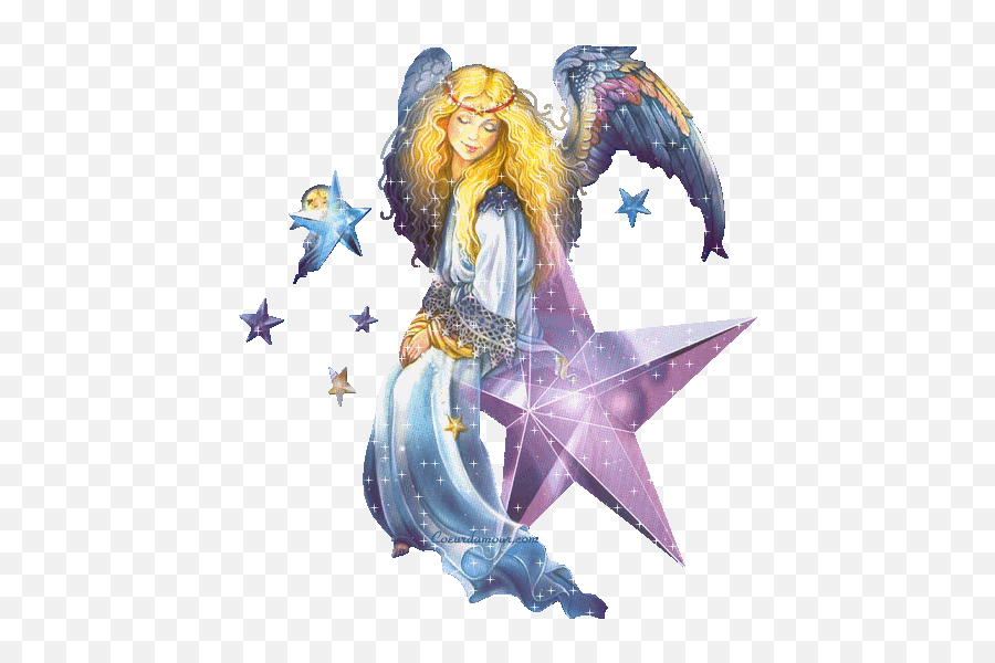 Think About Whether You Are Prepared To Receive The Wordu2014the - Angel Sitting On Star Emoji,Rayo Emoticon Facebook