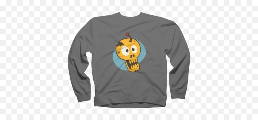 Skulls Menu0027s Sweatshirts Design By Humans - Sweater Emoji,Dead Baby Emoticon