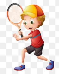 Cartoon Clip Art Arabic Jokes - Play Tennis Clipart Png Emoji,Funy Trash Can Emoticon