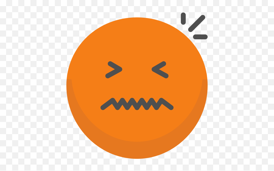 Nervous Emo Emoji Emoticon Red - Symbol For Nervous,Nervous Emoji