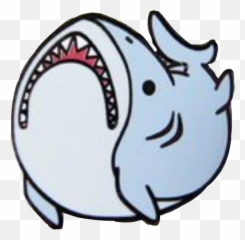 Cute Shark Sharksticker Baby Sticker By Lilly Snow - Kawaii Cute Shark Png Emoji,Snow + Snow + Baby Emoji