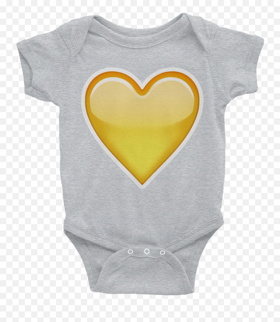 Download Yellow Heart Emoji Png Path - Heavy Metal Baby Clothes,Yellow Heart Emoji