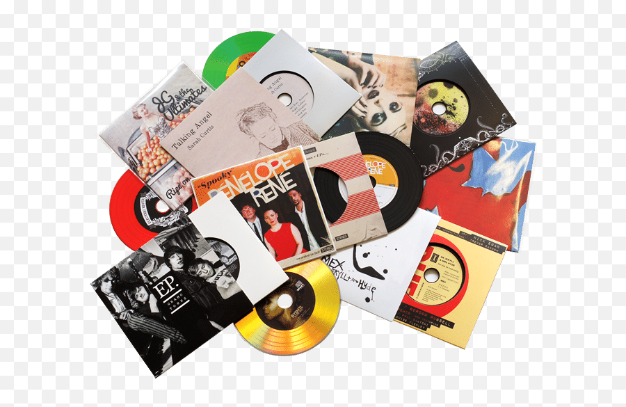 Record - Style Vinyl Cds In Recordstyle Card Sleeves With Optical Disc Emoji,Deep Emotions Disc Cover