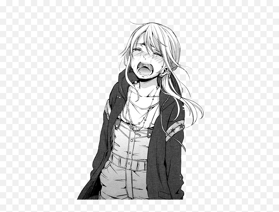 Download Manga Drawing Anime Crying - Sad Anime Characters Png Emoji,Crying Jordan Emoji