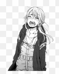 Download Manga Drawing Anime Crying - Sad Anime Characters Png Emoji,Crying Jordan Emoji