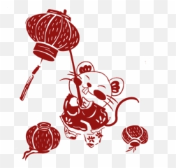 Paper - Rat Emoji,Lunar New Year Emojis Golden Pig