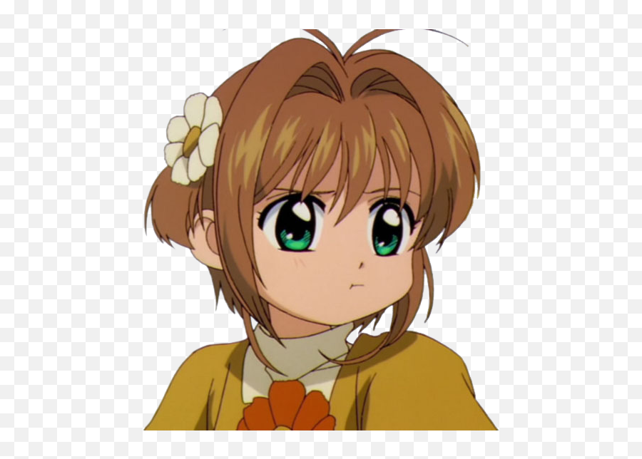 Anime Is Saved - Sakura Kinomoto Face Png Emoji,Nyoron Face Emoticon