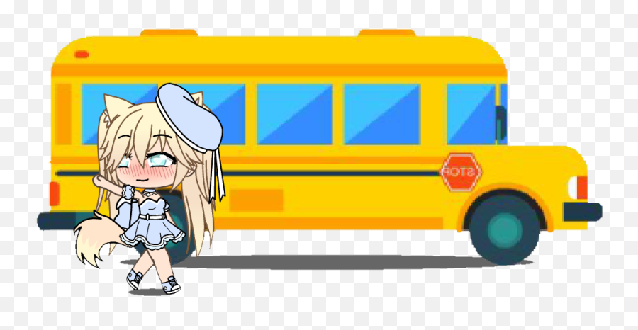 School Bus Gacha Gachalife Sticker By - Bus Gacha Life Emoji,Bus Emoji