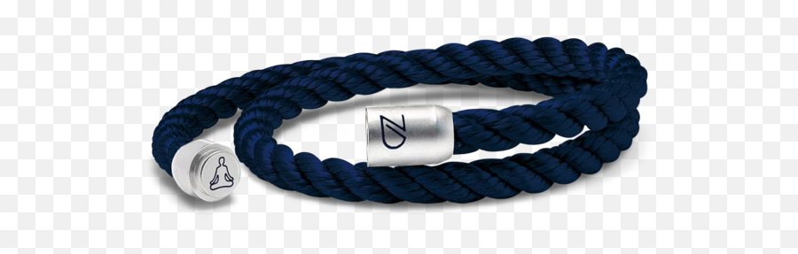 Zendays Segeltau Armband Mit Magnetverschluss - Blau Relax Solid Emoji,Emotion Braid