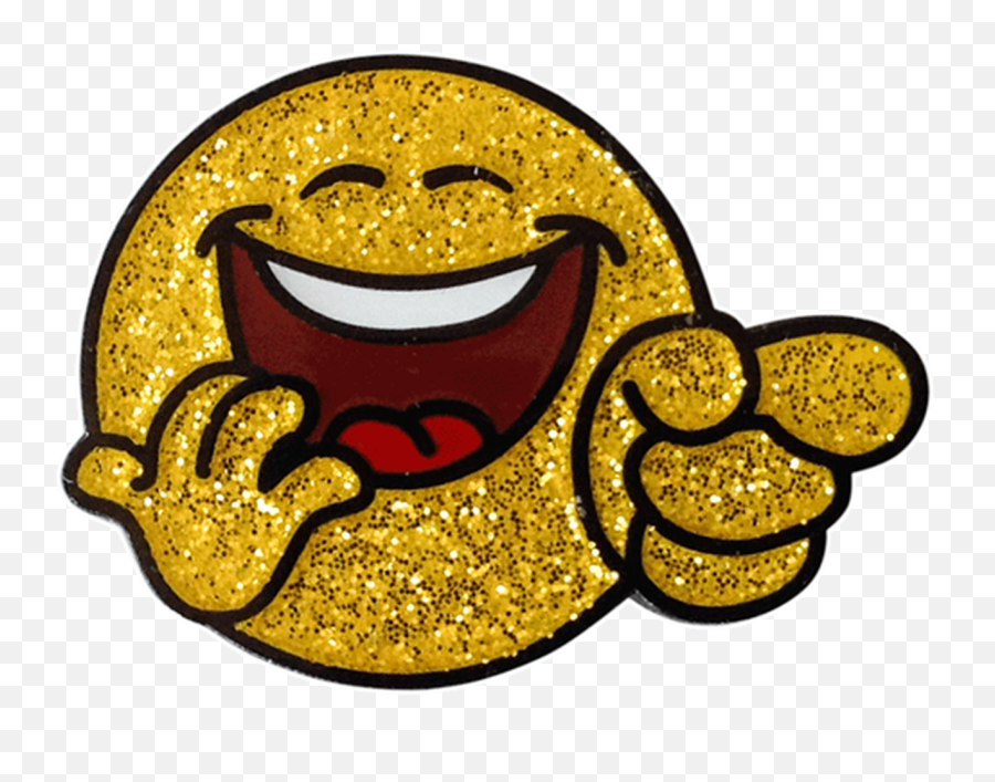 Readygolf Glitter Ball Marker U0026 Hat Clip - Emoji Lol Smiley Face Lol Smiley,Good Luck Emoji