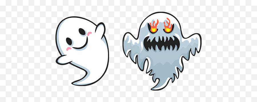 Halloween Spooky Ghost Cursor U2013 Custom Cursor Emoji,Emojis Of Halloween Witchand Cats On Broom
