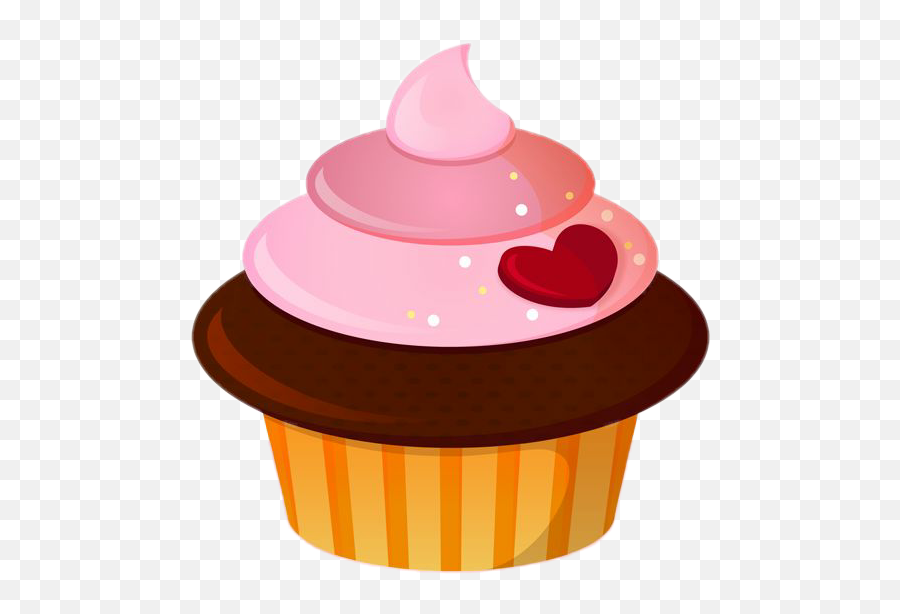 Cake Cupcake Heart Love Sticker By Daniela Teixeira - Baking Cup Emoji,Heart Emoji Cake