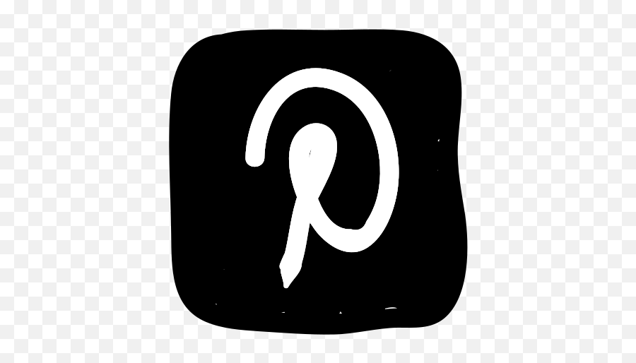 Scribble Social Pinterest Logo Free Icon Of Scribble Emoji,Scribble Emoticon