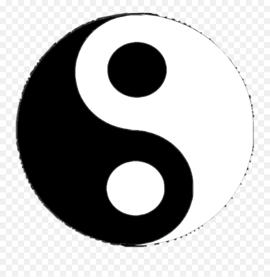 Popular And Trending Ying - Yang Stickers On Picsart Emoji,Ying Yang Emoji