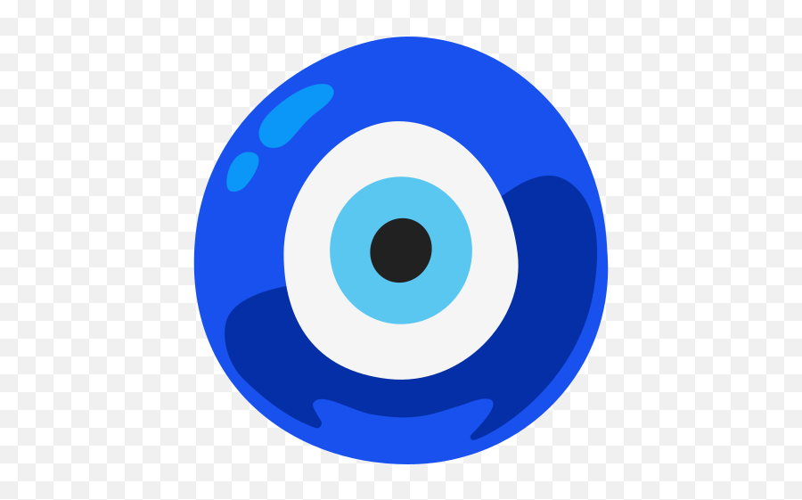 Nazar Amulet Emoji,Evil Eye Emoticon