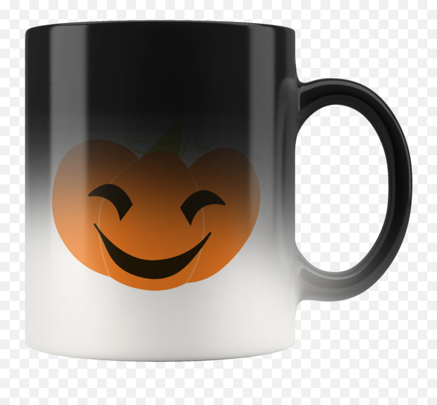 Cute Jack O Lantern Color Change Mug - Serveware Emoji,Jack O Lantern Emoticons