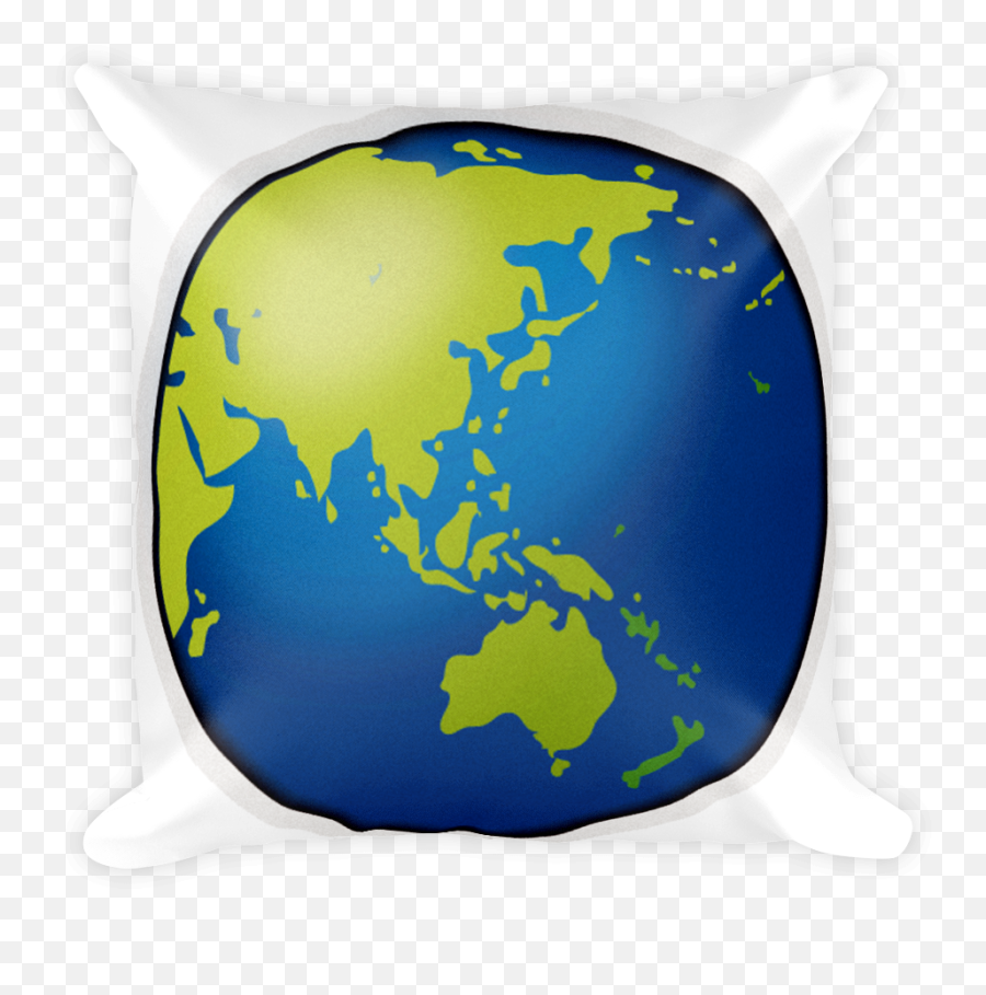 Earth Globe Asia Australia - Vertical Emoji,Earth Emoticon