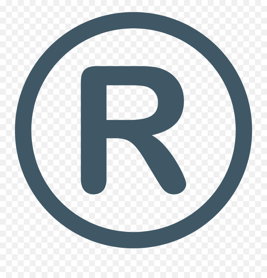 Registered Emoji Clipart Free Download Transparent Png - Registered Trademark Symbol,Sparkle Emoji Android