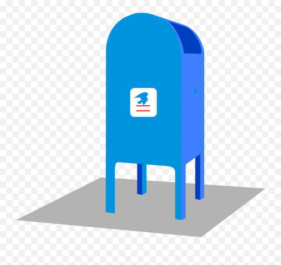 Mailbox Mail Blue Mail Clipart Home Dayasrioa Top Image - Post Office Box Illustration Emoji,Mailbox Emoji