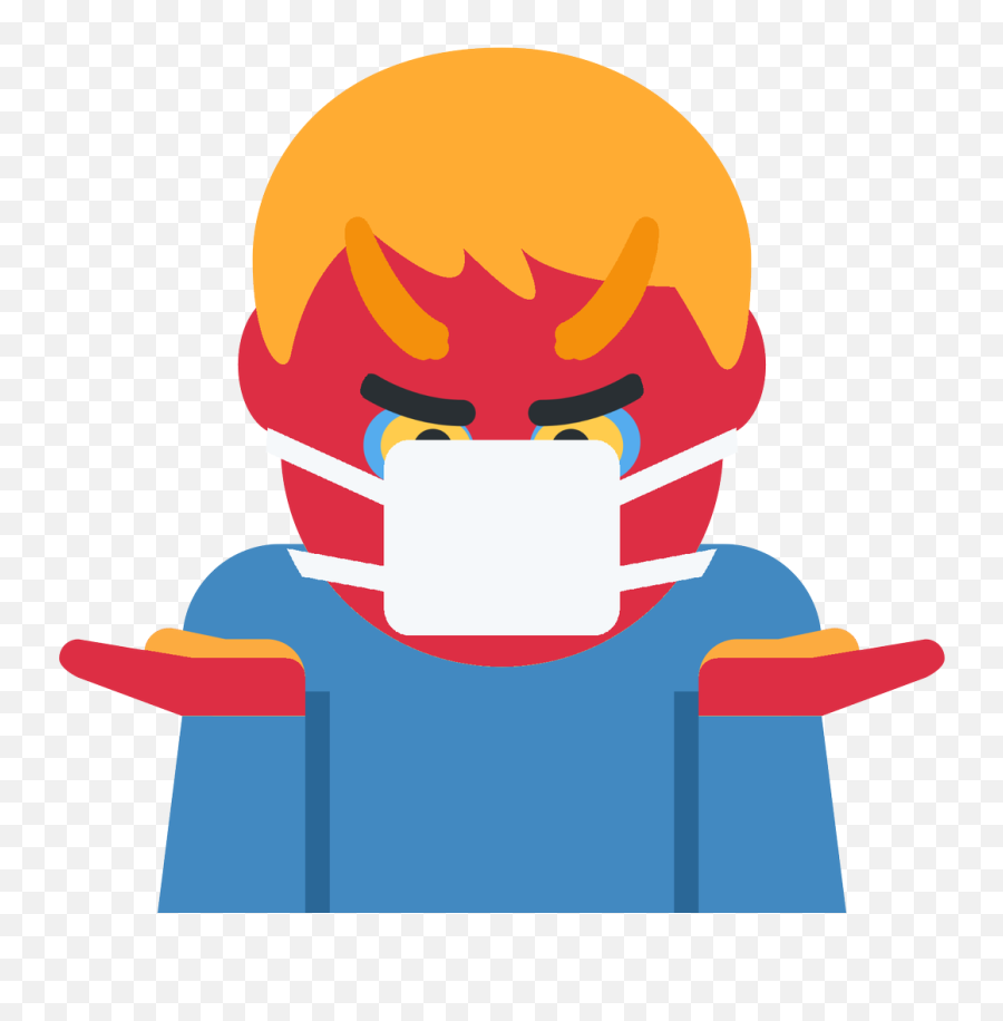 Emoji Face Mashup Bot On Twitter U200d Man Shrugging - Fictional Character,Shrug Emoji