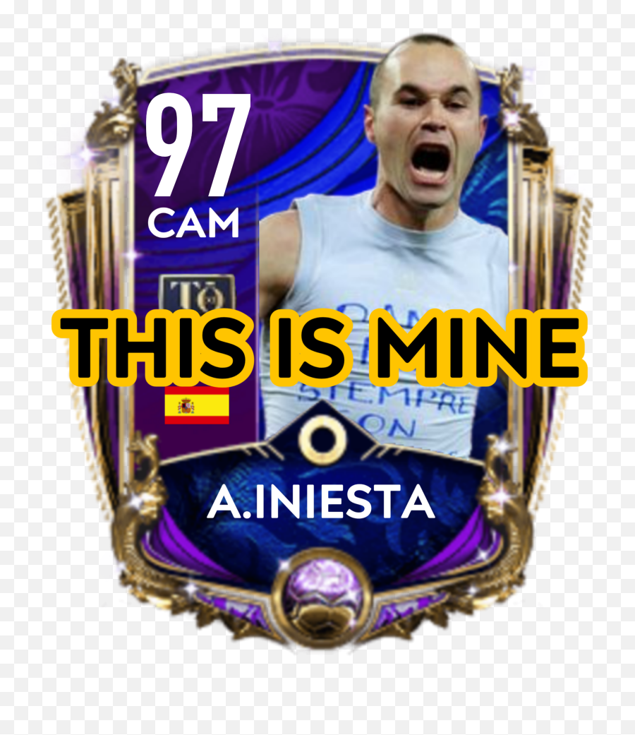 Fifamobile Iniesta Barça Sticker - Mbape Fifa Mobile Emoji,Barca Emoji