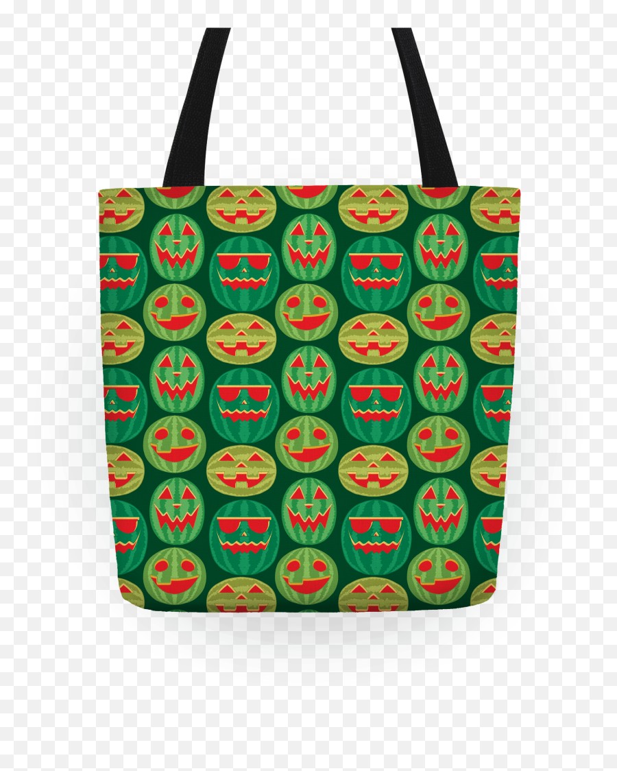 Jack - Omelon Pattern Totes Lookhuman Halloween Bag Emoji,(o)(o) Emoticon