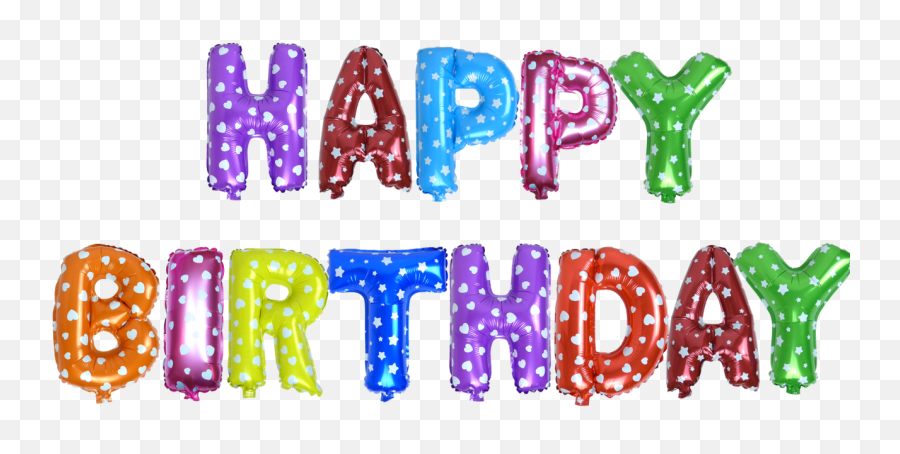 14 Inch Alphabet Balloons Set Happy Birthday - Assorted Color Happy Birthday Assorted Colors Emoji,Happy Emojis Stationery Paper