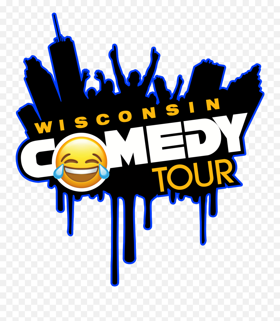 Wi Comedy Club Tour - Comedy Show Logo Png Emoji,Emoticon Text Motorcycle