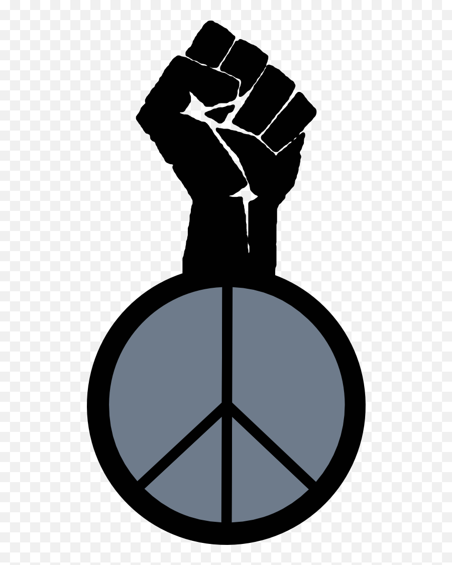 Download Clipart Library Raised Peace Clip Art - Symbols For Peace And Justice Symbol Emoji,Black Power Emoji