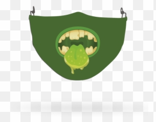 Scary Monster Face Coverings - Fictional Character Emoji,Horrifying Face Emoji