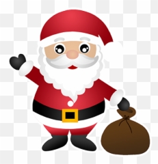 Hi Santa Claus Stickers By Luis Maldonado - Santa Claus Emoji,Santa Animated Emoticon