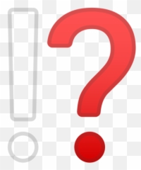 Exclamation Question Mark Emoji - Signo De Exclamación E Interrogación,Exclamation Emoji