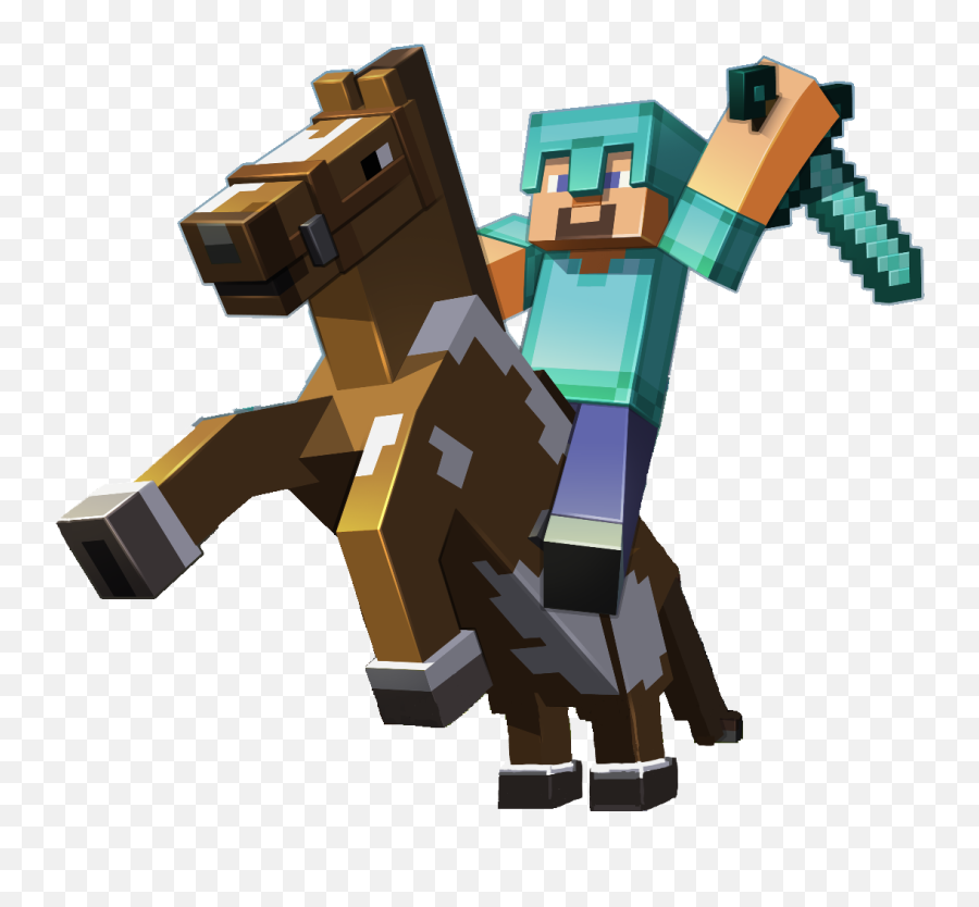 Minecraft Png Images 22png Snipstock - Minecraft Steve With Horse Png Emoji,Minecraft Emotions