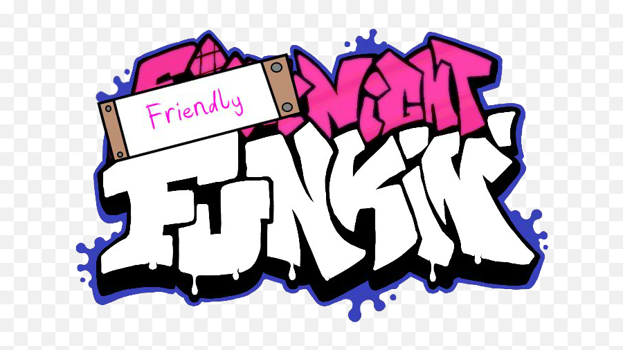 Friendly Night Funkin - Friday Night Funkin Logo Emoji,Oh No Emoticon Face Grey Vector