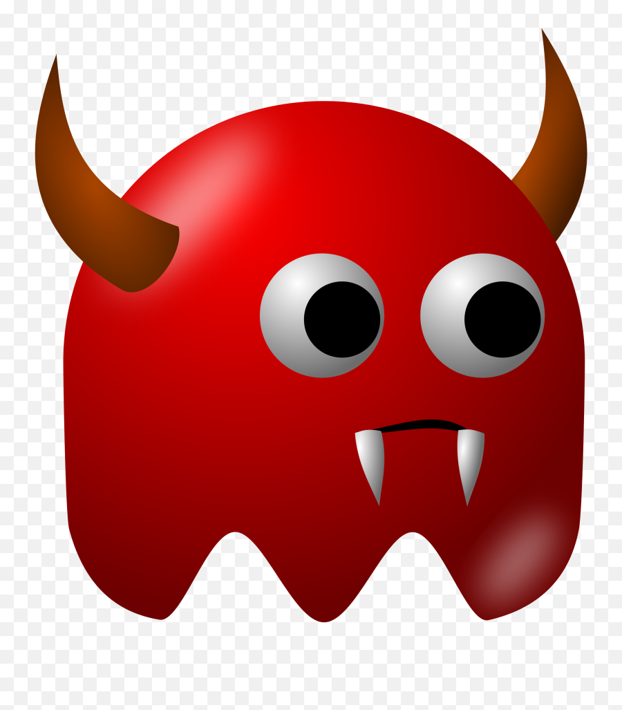 Monster Ns Big Image Png - Devil Clip Art Transparent Png Personagens Do Pac Man Png Emoji,Alphys Emoticon