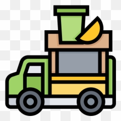 Bar Fruit Juice Smoothie Truck Free - Icon Transparent Background Transparent Taco Truck Png Emoji,Smoothie Emoticon