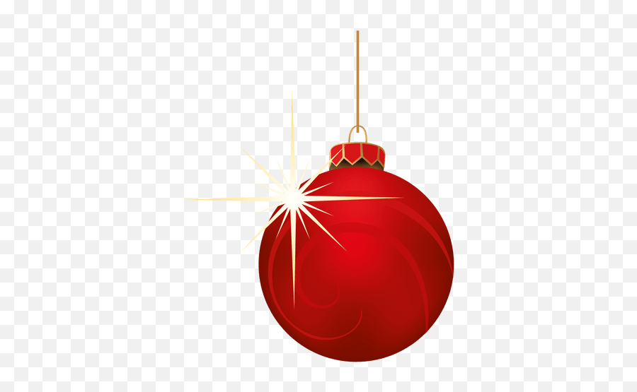 Red Blinking Christmas Bauble - Transparent Png U0026 Svg Vector Rojas Bolas De Navidad Png Emoji,Blinking Emoji