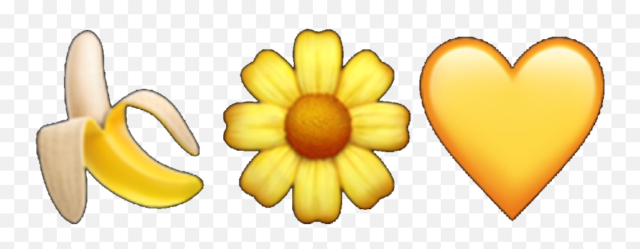 Yellow Heart Emoji - Aesthetic Yellow Emoji Transparent,Yellow Heart Emoji