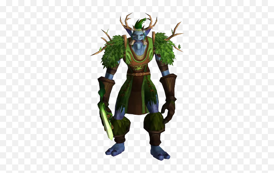Vanilla Druid - Outfit World Of Warcraft Troll Hunter Amani Look Emoji,Wow Emoticons Druid