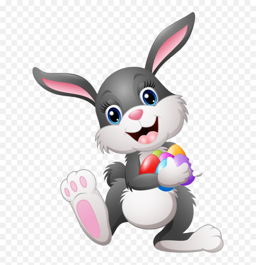 Easter Bunny Clip Art Png Image - Easter Bunny Transparent Background Emoji,Bunny And Egg Emoji