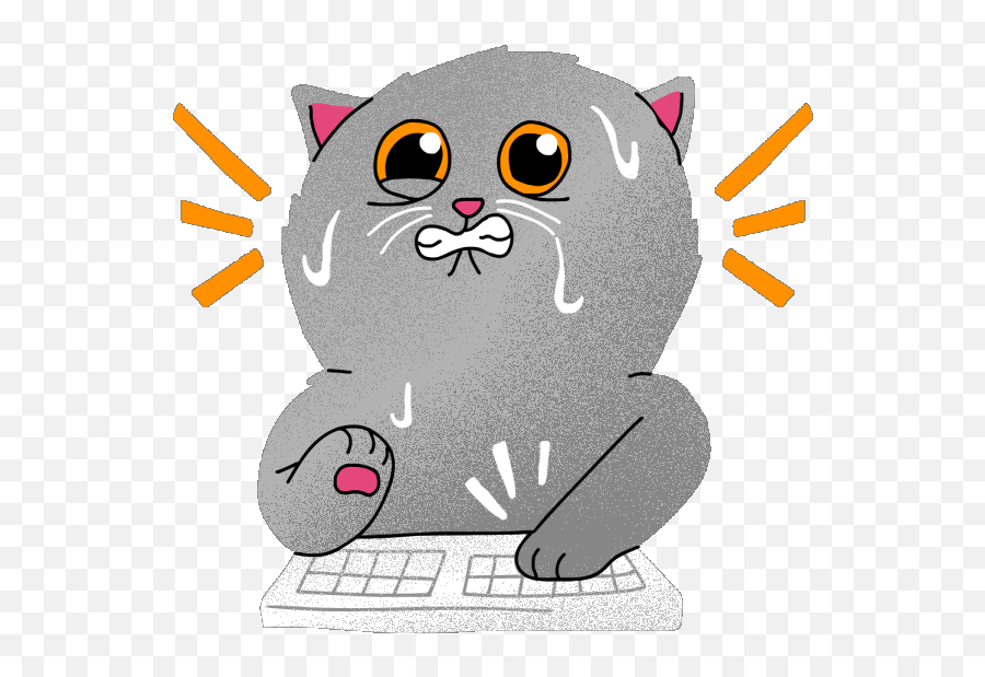 Blu Stickers - Behind 1 Billion Cat Lo Happy Emoji,Emotions Personified Drawings