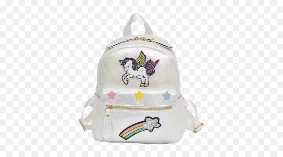 Unicorn Backpacks - Small Bag Blue Unicorn Emoji,Emoji Little Backpacks