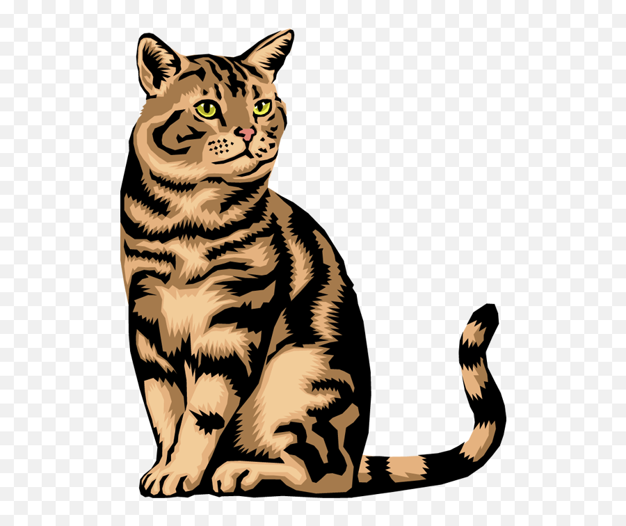 Fat Cat Clip Art Cute Orange Kitten - Realistic Cat Clipart Emoji,Fat Cat Emoji